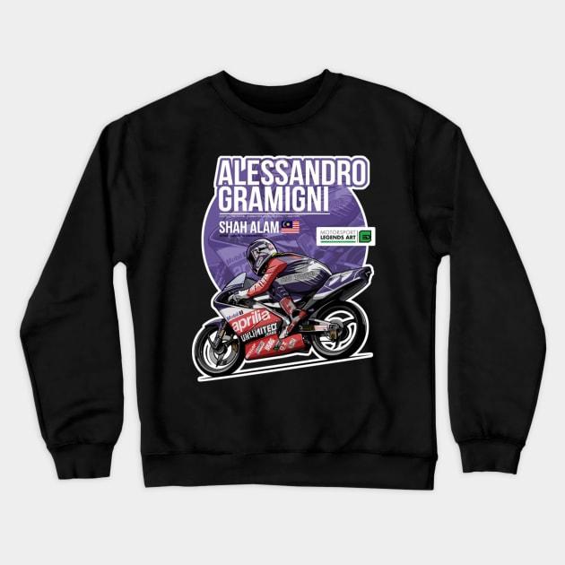 Alessandro Gramigni 1992 Shah Alam Crewneck Sweatshirt by lavonneroberson